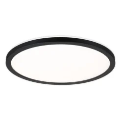 Paulmann Arbejdsrum/Kontor|Loftlamper>Atria SHINE LED-panel, sort, Ø 29 cm