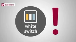 Atria Shine on/off hvid whiteswitch 58x20^Paulmann Clearance