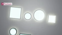 Atria Shine panel on/off sort 830 19x19^Paulmann Outlet