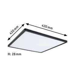 Paulmann Atria Shine panel 3-step sort 830 42x42