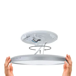 Atria Shine Panel on/off sort 830 Ø19cm^Paulmann Best