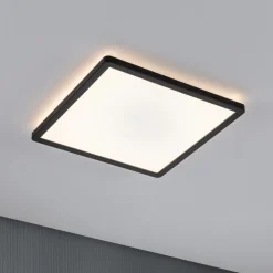 Atria Shine Panel on/off sort 830 29x29^Paulmann New