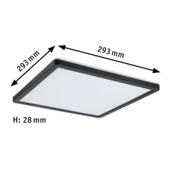 Atria Shine Panel on/off sort 840 29x29^Paulmann Best