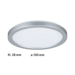 Atria Shine Panel on/off krom 830 Ø19cm^Paulmann Online