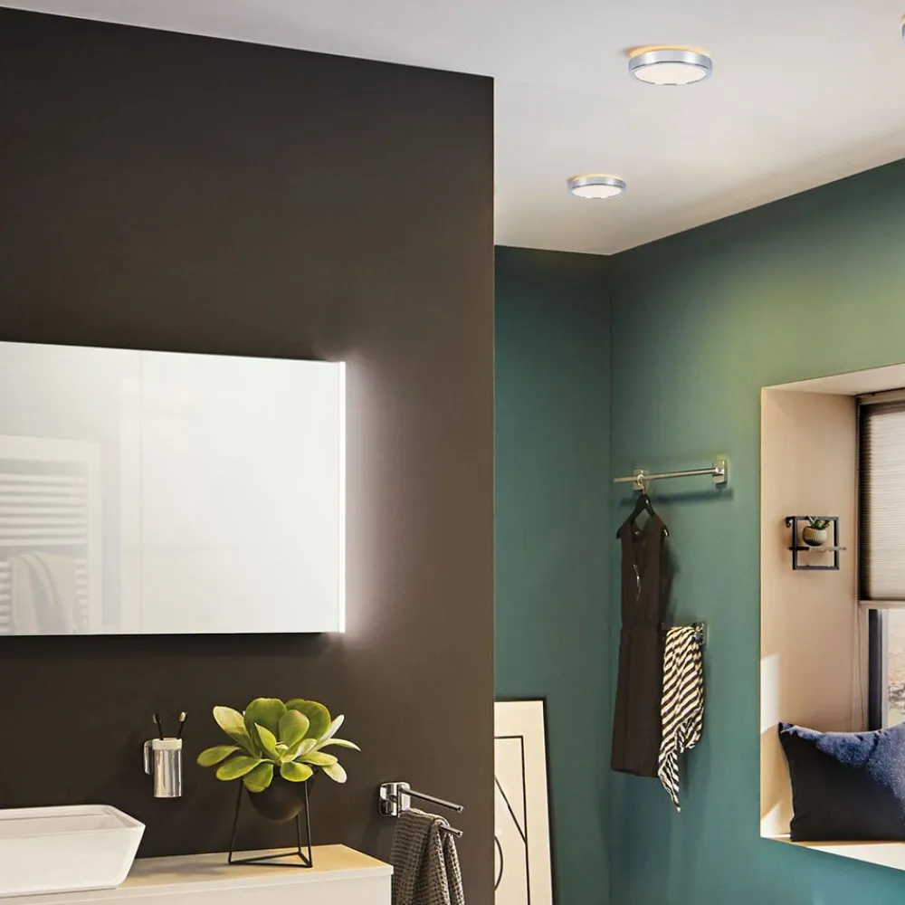 Paulmann Loftlamper>Aviar LED-loftlampe Ø 22 cm krom 3.000 K