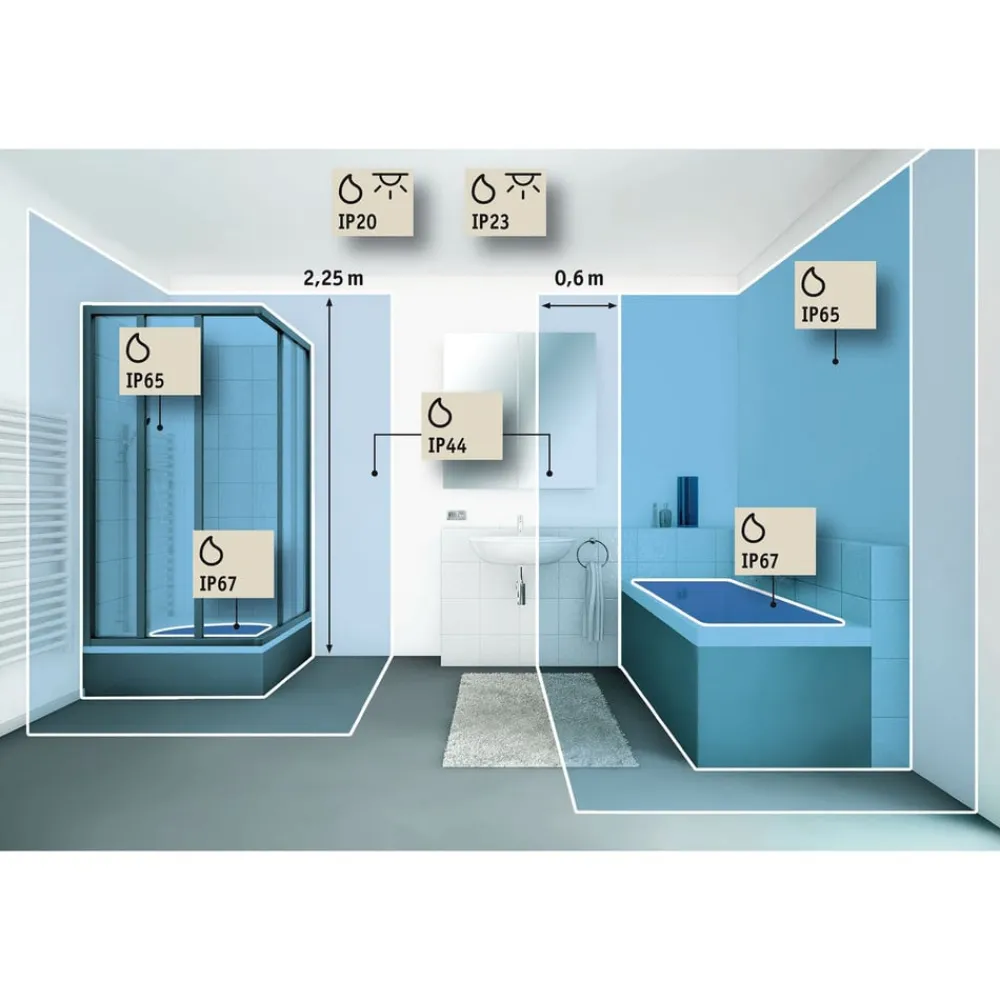 Paulmann Loftlamper>Aviar LED-loftlampe Ø 22 cm krom 3.000 K