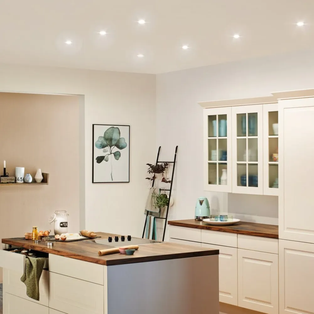 Paulmann Indbygningsspots>Base GU10 indbygningsspot, sæt med 3 hvid