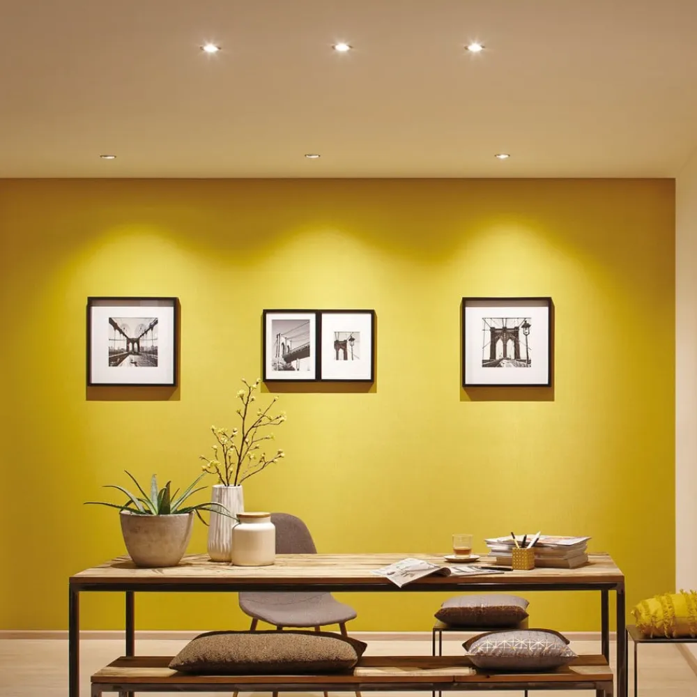 Base GU10 indbygningsspot, sæt m. 3, jern^Paulmann