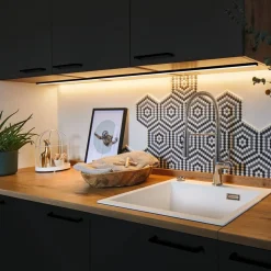 Paulmann Dekorationsbelysning|Led Strips>Base Profil, sort, hvid, 1 m