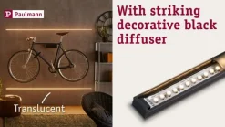 Base Profil, sort, sort, 1 m^Paulmann Hot