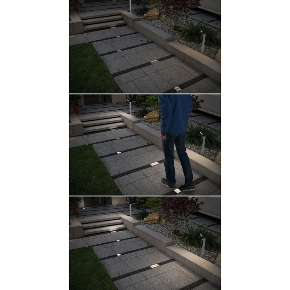 Brick LED nedgravningslampe, 10x10 cm^Paulmann New