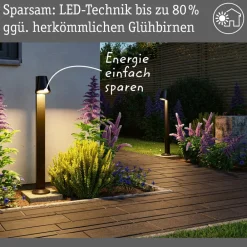 Caissa sensor-vejlampe antracit 3000K^Paulmann Outlet