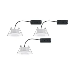 Paulmann Calla drejelig on/off Ø9cm CCT hvid 3 stk