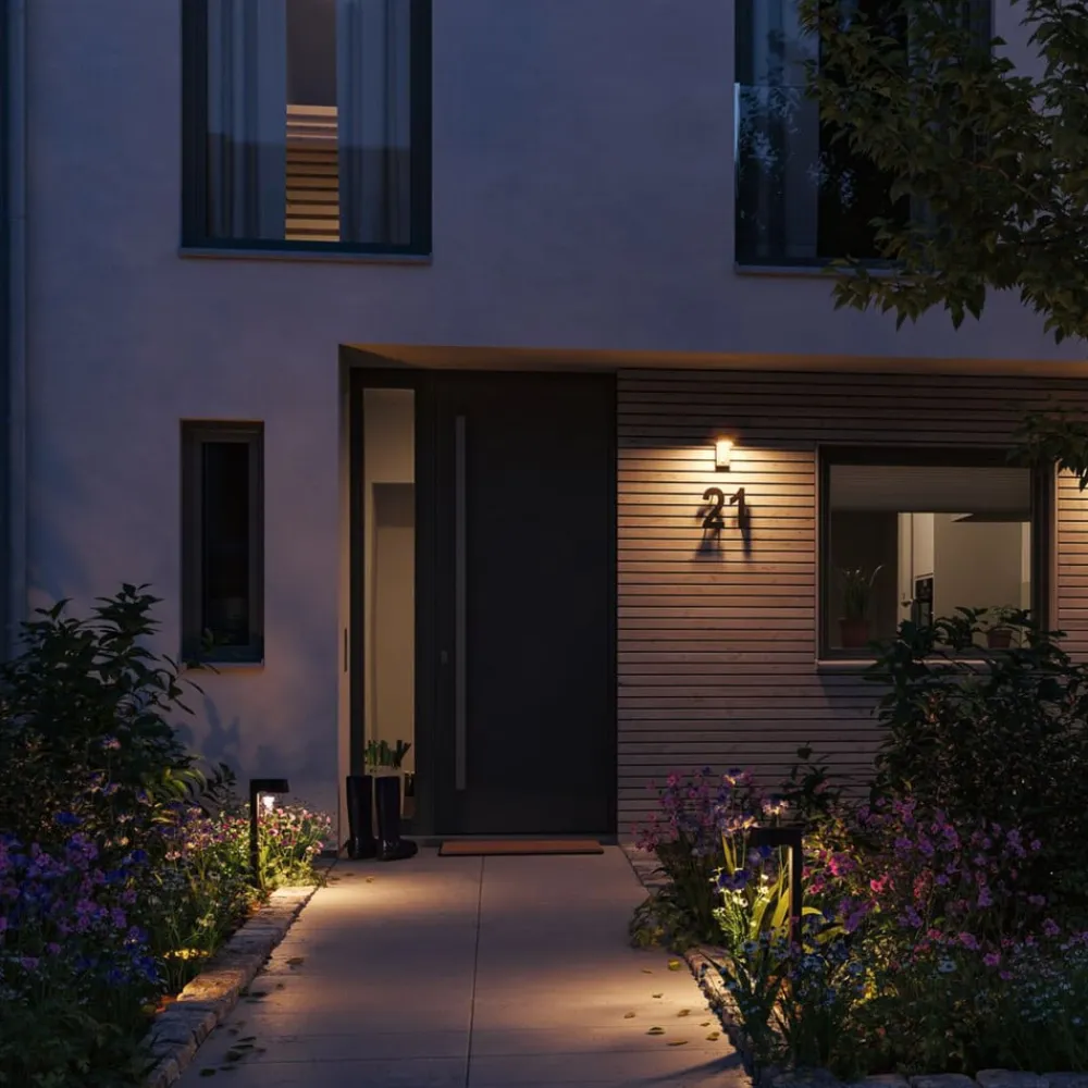 Capea udendørs LED-væglampe, antracit, aluminium^Paulmann Clearance