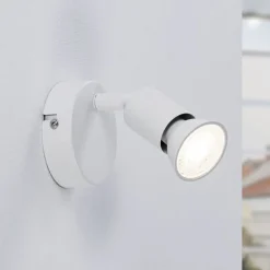 Paulmann Carolina vægspot, hvidt, 1 lyskilde