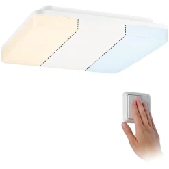 Cela LED-panel, 28 x 28 cm, hvid, IP44^Paulmann New