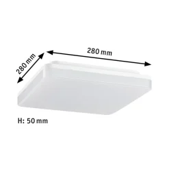 Cela LED-panel, 28 x 28 cm, hvid, IP44^Paulmann New