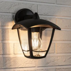 Classic curved udendørs væglampe, nede^Paulmann Sale