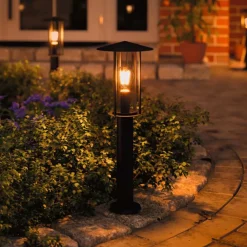 Paulmann Gadebelysning>Classic LED-gadelampe med gyldent lys