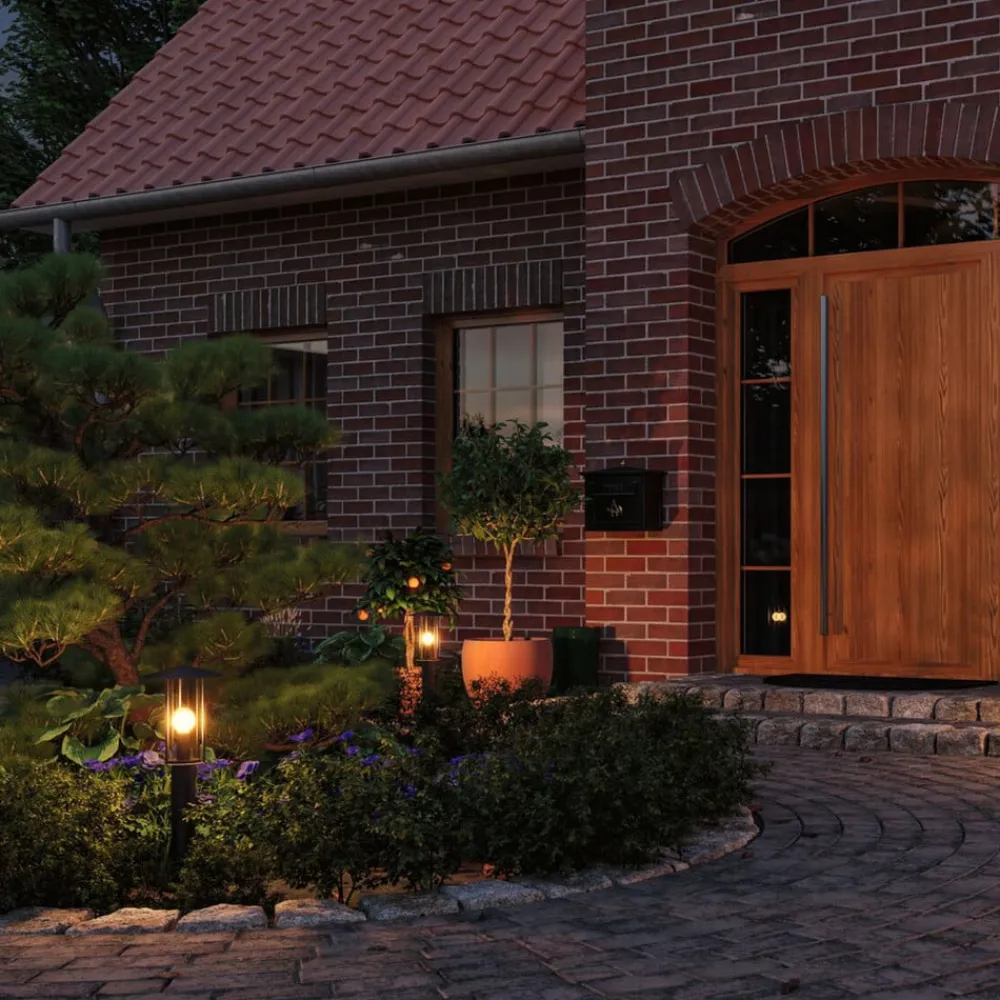 Paulmann Gadebelysning>Classic LED-gadelampe med gyldent lys