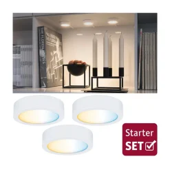 Paulmann Underskabsbelysning>Clever Connect Disc møbellampe, sæt m. 3