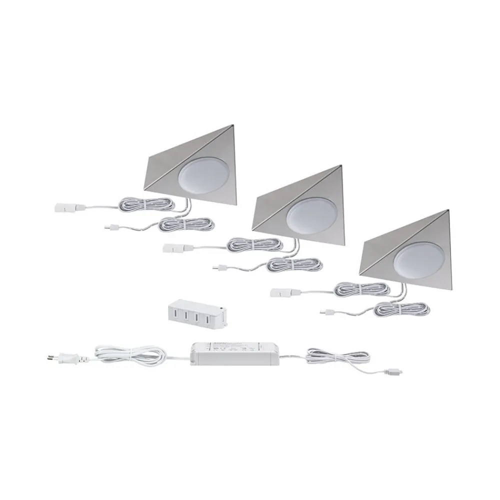 Paulmann Clever Connect Trigo møbellampe, sæt m. 3