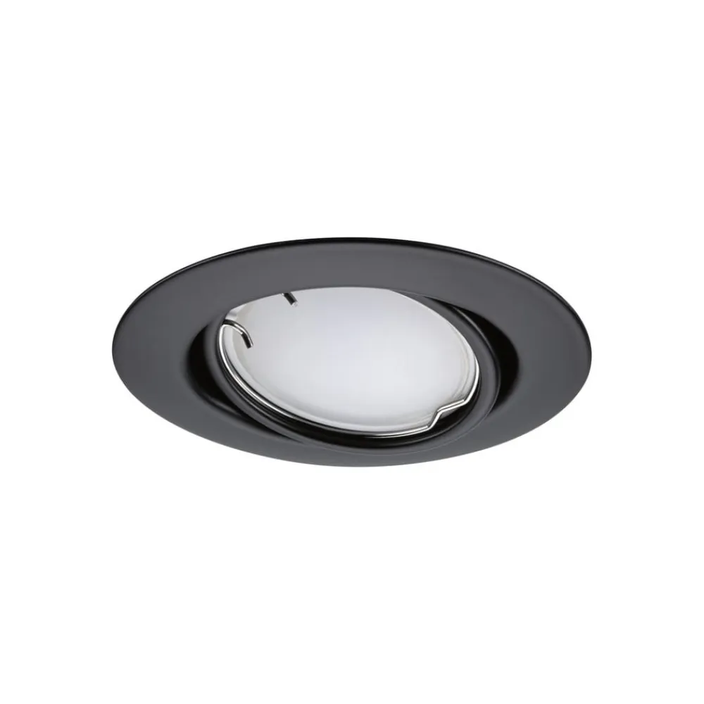 Paulmann Loftlamper|Indbygningsspots>Coin Base LED indbygningsspot sort 3 RGBW ZigBee