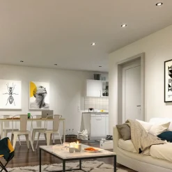 Paulmann Loftlamper|Indbygningsspots>Coin Base LED indbygningsspot sort 3 RGBW ZigBee