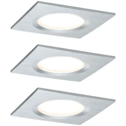 Paulmann Coin Slim LED-spot 3stk kantet alu