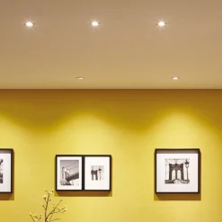 Paulmann Coin Slim LED-spot 3stk kantet alu