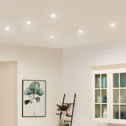 Paulmann Coin Slim LED-spot 3stk kantet alu