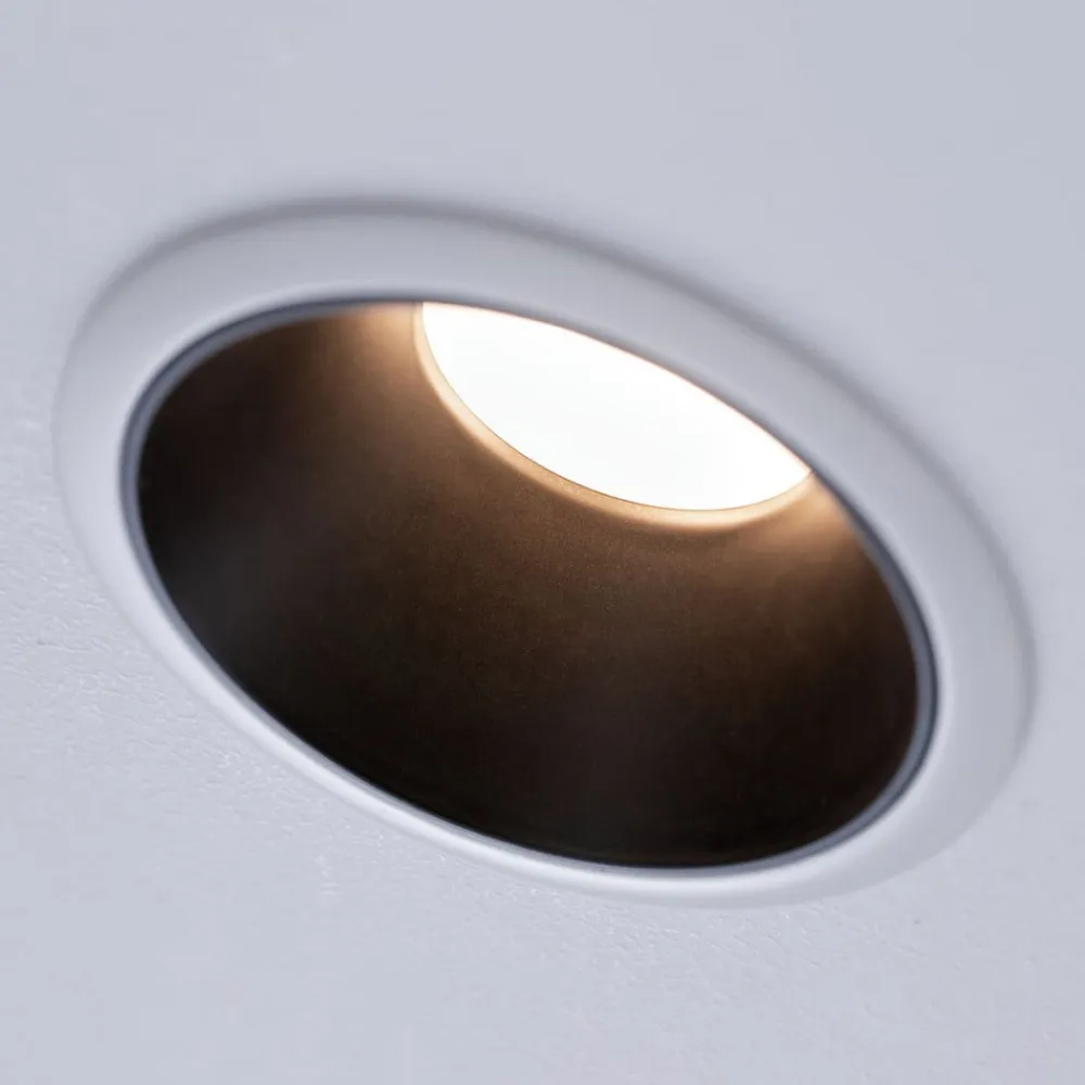 Paulmann Loftlamper>Cole LED-spotlight, sort-hvid