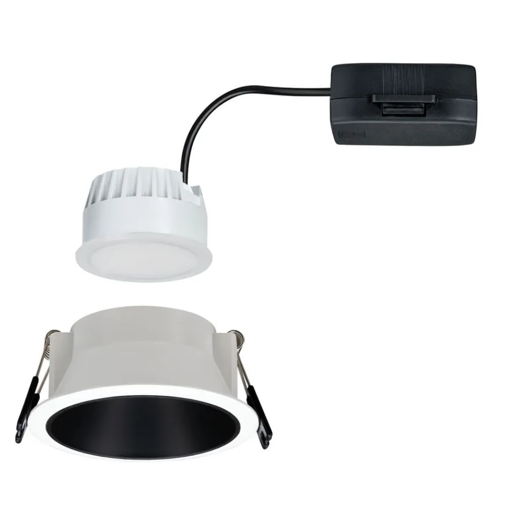 Paulmann Loftlamper>Cole LED-spotlight, sort-hvid
