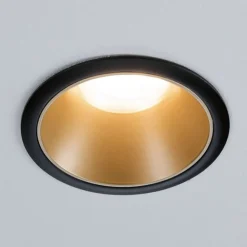 Paulmann Cole Spotlight GU10, sort/guld