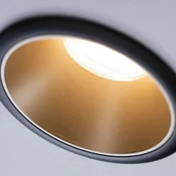 Paulmann Cole Spotlight GU10, sort/guld