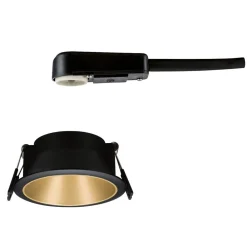 Paulmann Cole Spotlight GU10, sort/guld