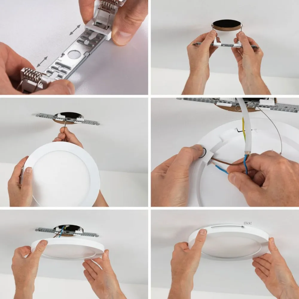 Paulmann Arbejdsrum/Kontor|Indbygningsspots>Cover it LED-panel 4.000 K 33 cm