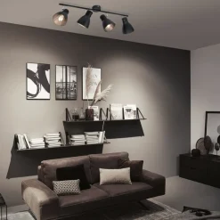 Davy loftlampe, sort, 4 lyskilder^Paulmann Sale