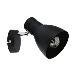 Paulmann Davy væglampe, sort, 1 lyskilde