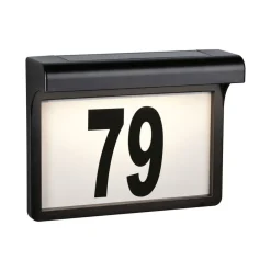 Paulmann Dayton solcelledrevet LED-husnummerlampe