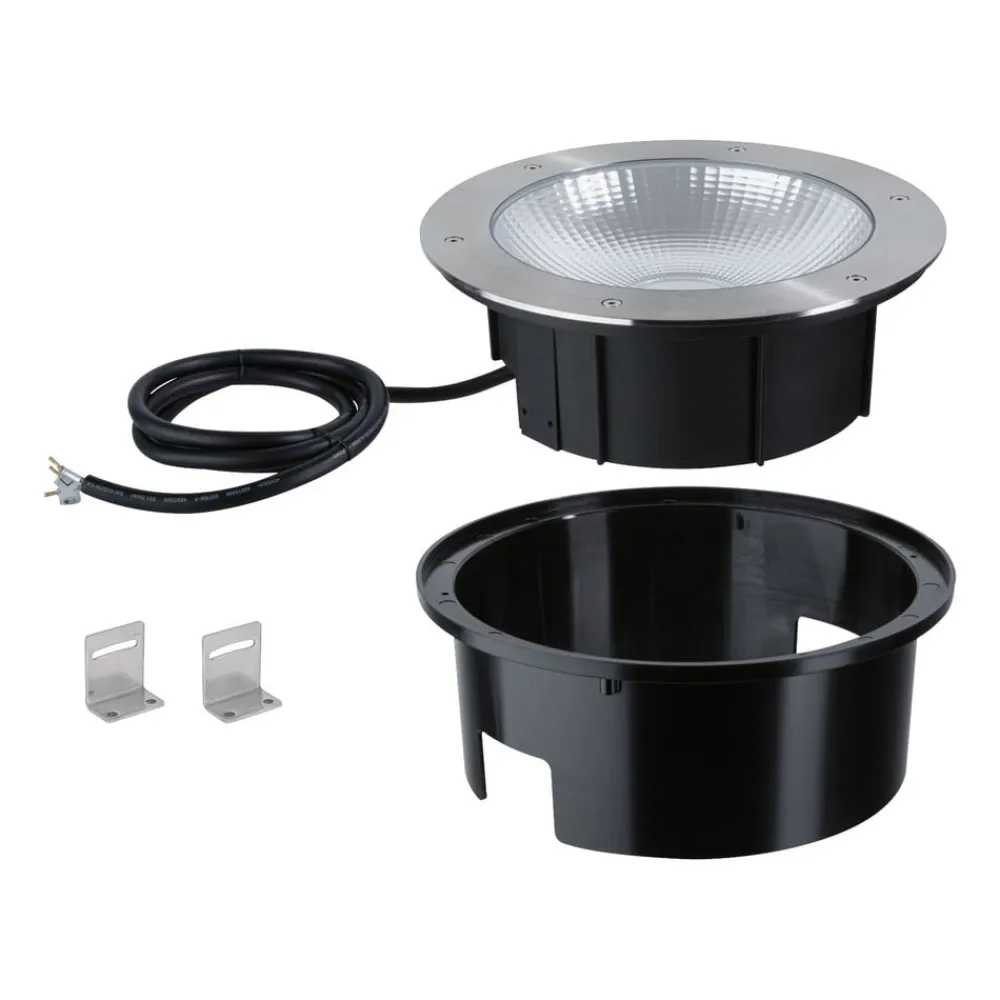 Paulmann Nedgravet Udebelysning|Udendørs Spot>Durea 260 LED indbygget gulvlampe Ø 27,3cm