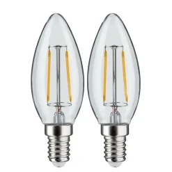 Paulmann E14 2,7 W 2.700 K LED-kerte filament 2 st