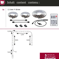 Paulmann Dekorationsbelysning|Led Strips><noscript><img width=