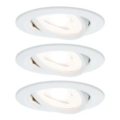 3-faset spot Nova rund, drejelig/dæmpbar, hvid^Paulmann Discount