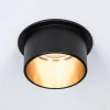 Paulmann Loftlamper|Indbygningsspots>Gil LED indbygget sort mat/guld