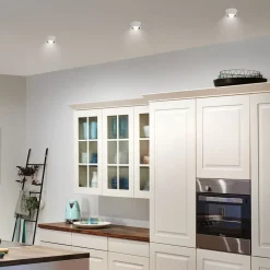 Paulmann Gil LED-indbygning, hvid/mat sort, 3 stk