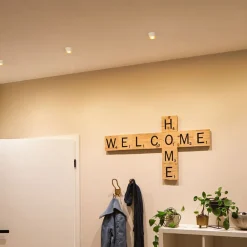 Paulmann Gil LED-indbygning mat hvid/guld, 3 stk