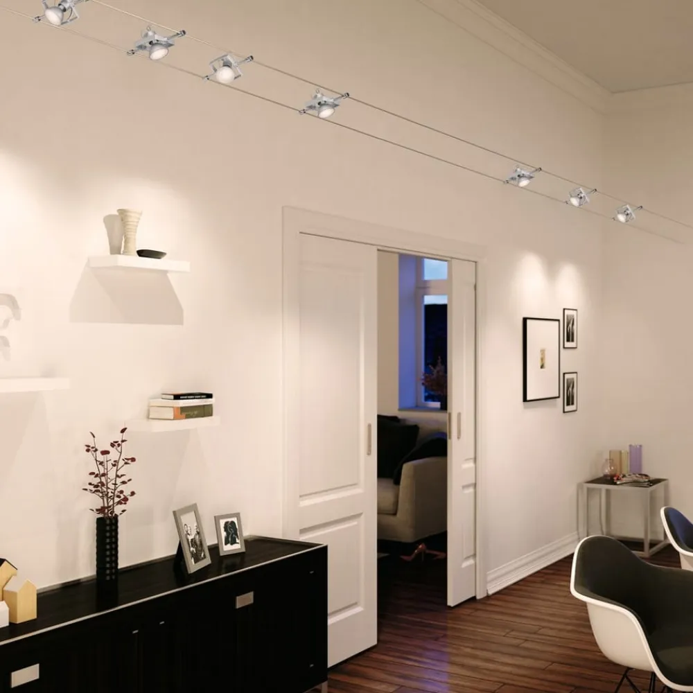 Paulmann GU5,3 LED-reflektor 6,5 W 840 dim krom