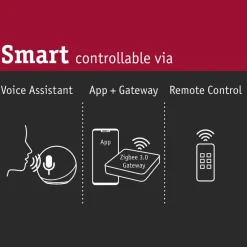 Ikosea udendørs LED-væglampe, ZigBee 3.0^Paulmann Discount
