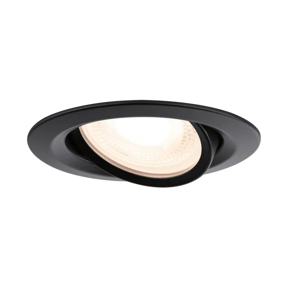 Paulmann indbygningslampe Nova Plus sort Ø 9 cm GU5.3/GU10 IP65
